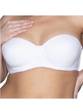 Vanity Fair Bra Women's 36DD Beauty Back Strapless No Slip 74380 Star White NEW